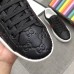 Gucci Men's Ace Black Signature Sneaker