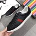 Gucci Men's Ace Black Signature Sneaker