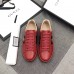 Gucci Men's Ace Embroidered Bees Red Sneaker