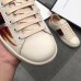 Gucci Men's Ace White Sneaker With Flames