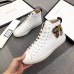 Gucci Men's White High-top Sneaker With Tiger