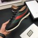 Gucci Men's Black Low-top Sneaker With Web