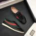 Gucci Men's Black Low-top Sneaker With Web