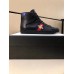 Gucci Men's Ace Embroidered Bee High-top Black Sneaker