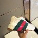 Gucci Men's White Rhyton Web Print Sneaker