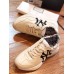 Gucci Men's White Rhyton Sneaker With NY Yankees™ Print