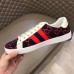 Gucci Men's Red Ace GG Wool Sneaker