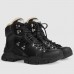 Gucci Men's Black Flashtrek GG Wool Sneaker