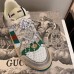 Gucci Men's Screener Sneakers With Crystals