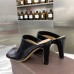 Bottega Veneta Bloc Mules In Black Calfskin