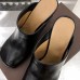 Bottega Veneta Bloc Mules In Black Calfskin