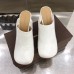 Bottega Veneta Bloc Mules In White Calfskin