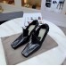 Bottega Veneta Loafer Pumps In Black Lambskin