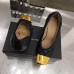 Bottega Veneta Black Quilted Pumps With Metal Toe