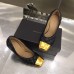 Bottega Veneta Black Quilted Pumps With Metal Toe