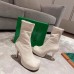 Bottega Veneta BV Bold Boots In White Calfskin