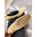 Bottega Veneta Squared Toe Pumps 85mm In Beige Leather