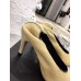 Bottega Veneta Squared Toe Pumps 85mm In Beige Leather