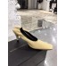 Bottega Veneta Squared Toe Pumps 85mm In Beige Leather