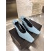 Bottega Veneta Squared Toe Pumps 85mm In Blue Leather