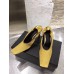 Bottega Veneta Squared Toe Pumps 85mm In Gold Leather