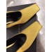 Bottega Veneta Squared Toe Pumps 85mm In Gold Leather