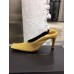 Bottega Veneta Squared Toe Pumps 85mm In Gold Leather