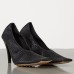 Bottega Veneta Squared Toe Pumps 85mm In Black Leather