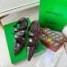 Bottega Veneta The Point Slingback Sandals In Chocolate Lambskin