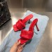 Bottega Veneta Lido Sandals In Red Woven Leather