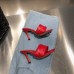 Bottega Veneta Lido Sandals In Red Woven Leather