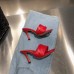 Bottega Veneta Lido Sandals In Red Woven Leather