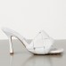 Bottega Veneta Lido Sandals In White Woven Leather