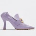 Bottega Veneta Madame Pumps 90mm In Lilas Lambskin