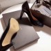 Bottega Veneta Bloc Pumps In Black Laville Leather