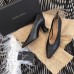 Bottega Veneta Almond Toe Pumps In Black Nappa Leather