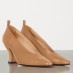 Bottega Veneta Almond Toe Pumps In Nude Nappa Leather