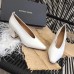 Bottega Veneta Almond Toe Pumps In White Nappa Leather