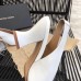 Bottega Veneta Almond Slingback Pumps In White Nappa Leather