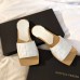 Bottega Veneta Intrecciato Slides In White Nappa Leather