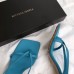 Bottega Veneta Ankle-strap Stretch Sandals In Blue Nappa Leather