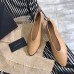 Bottega Veneta Almond Flats In Nude Nappa Leather