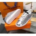 Louis Vuitton Silver Glitter Frontrow Sneaker