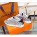 Louis Vuitton Silver Glitter Frontrow Sneaker