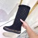 Louis Vuitton Black Snowball Flat Half Boot