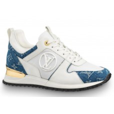 Louis Vuitton Women's Run Away Sneaker Monogram Denim