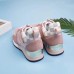 Louis Vuitton Pink Run Away Sneaker Damier Azur Canvas