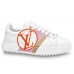 Louis Vuitton White/Red Time Out Sneakers