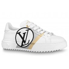 Louis Vuitton White/Black Time Out Sneakers