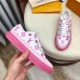 Louis Vuitton Rose Pop Stellar Sneakers